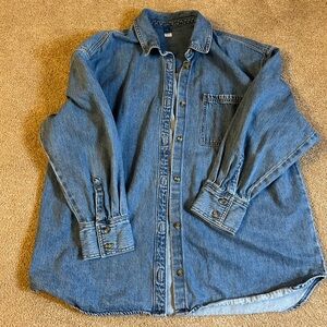 old navy denim long sleeve